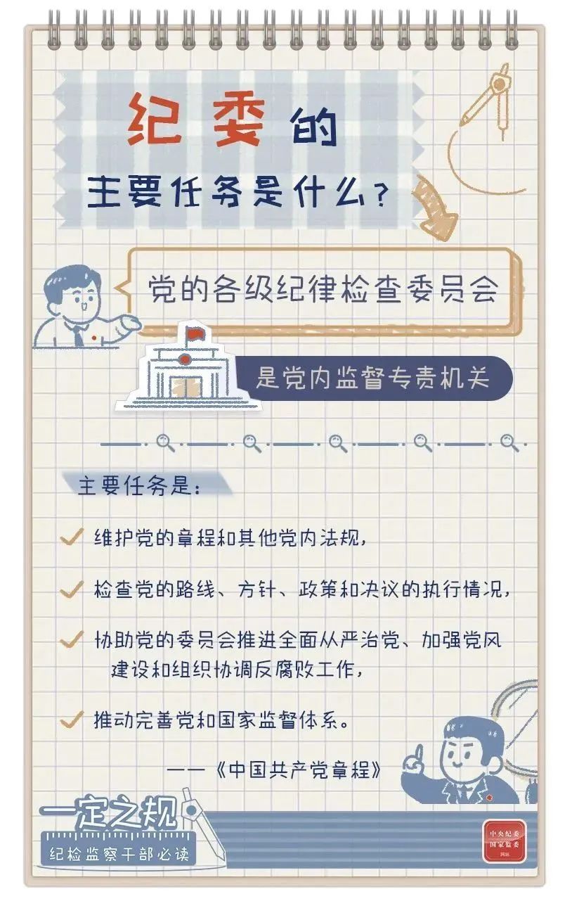 一定之规：纪委的主要任务是什么？